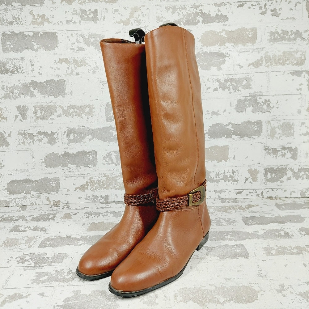 Women's Brown Leather Ankle Boots